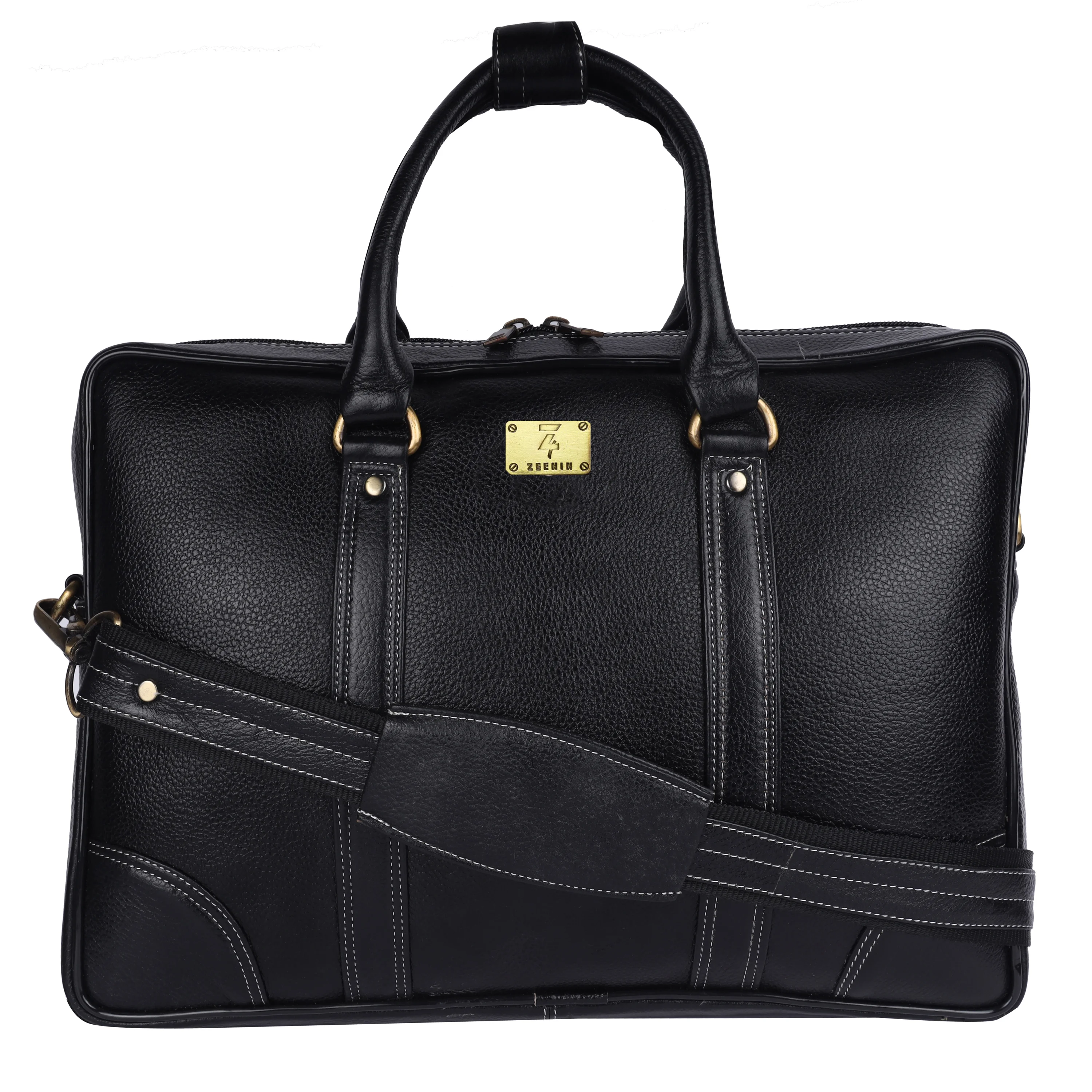 Leather Stylish Messenger Laptop Bag