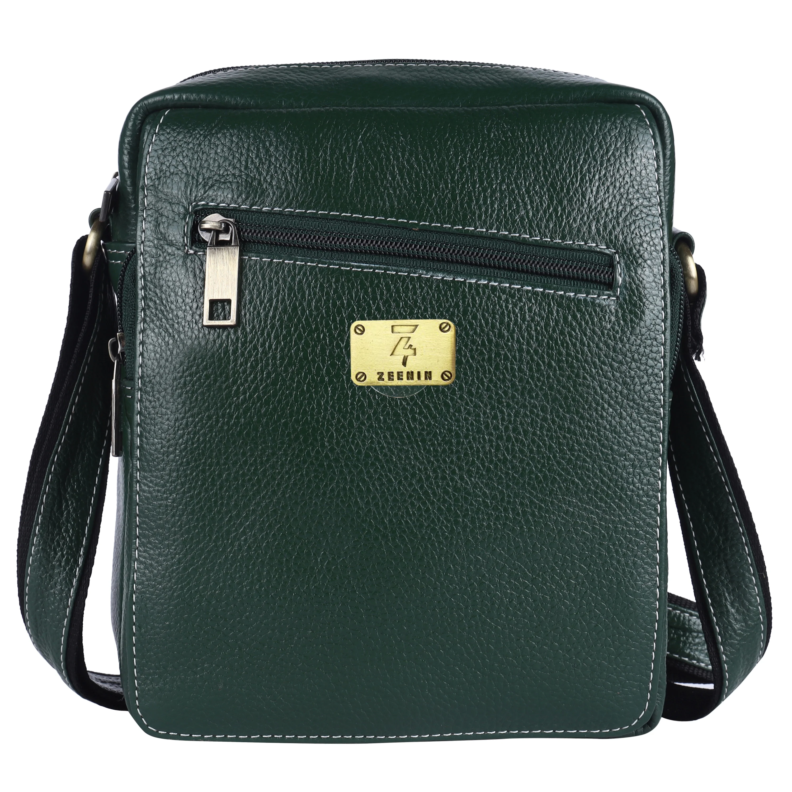 Leather Messenger Sling Bag