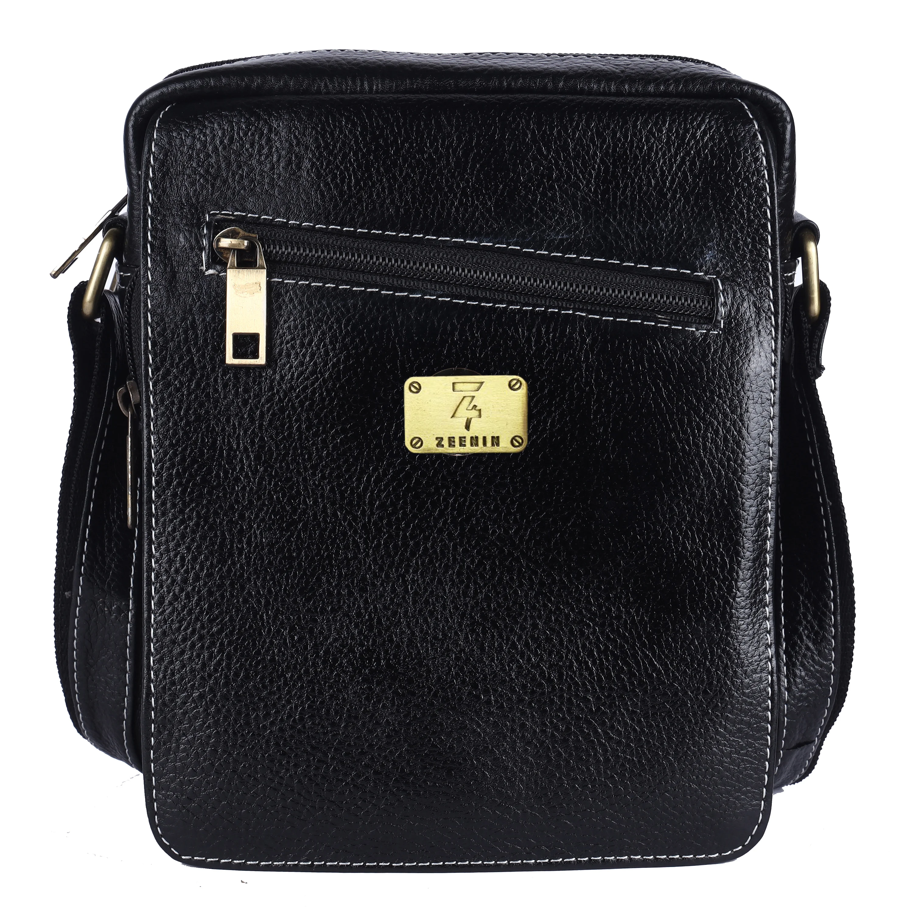 Leather Messenger Sling Bag
