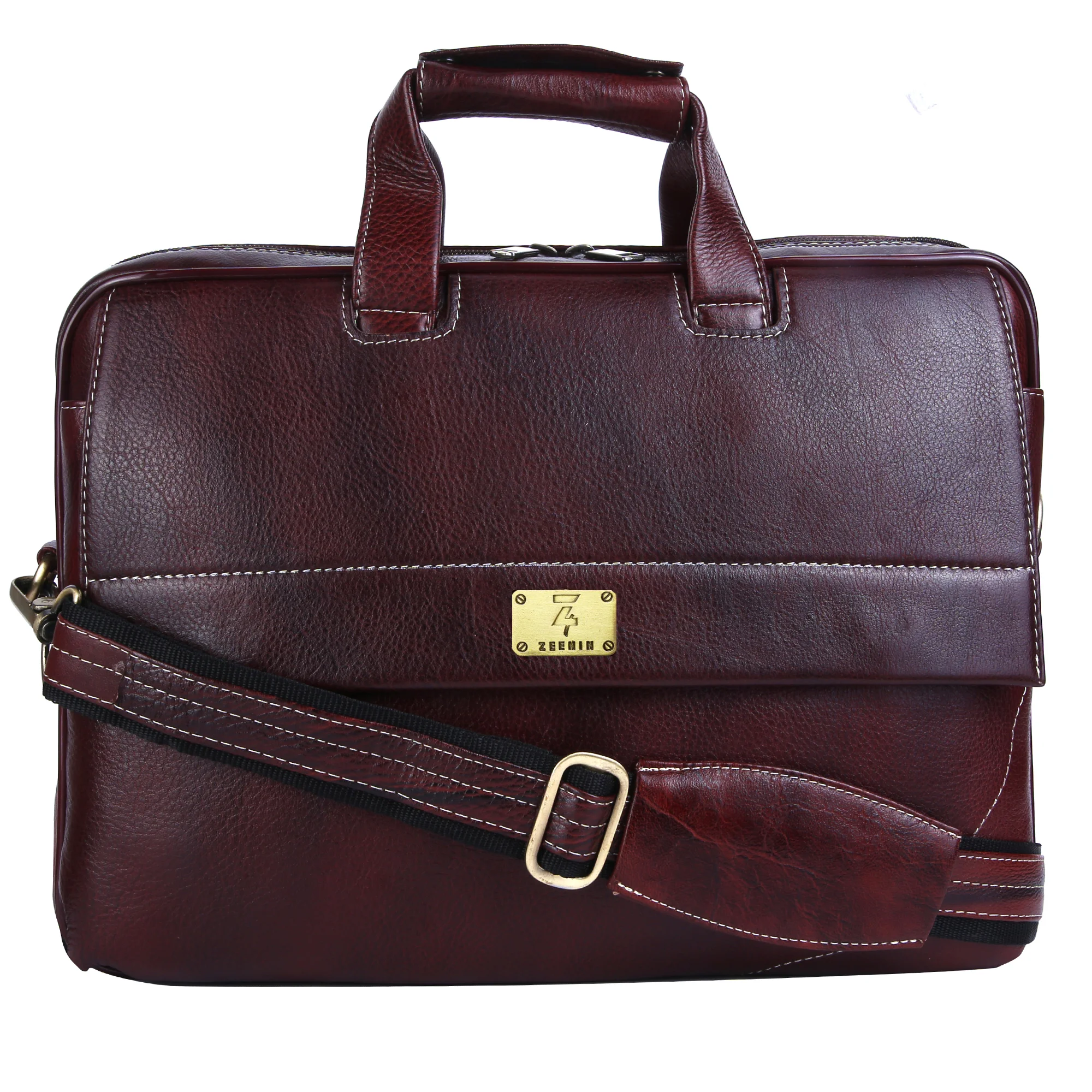 Pure Genuine Leather Laptop Bag