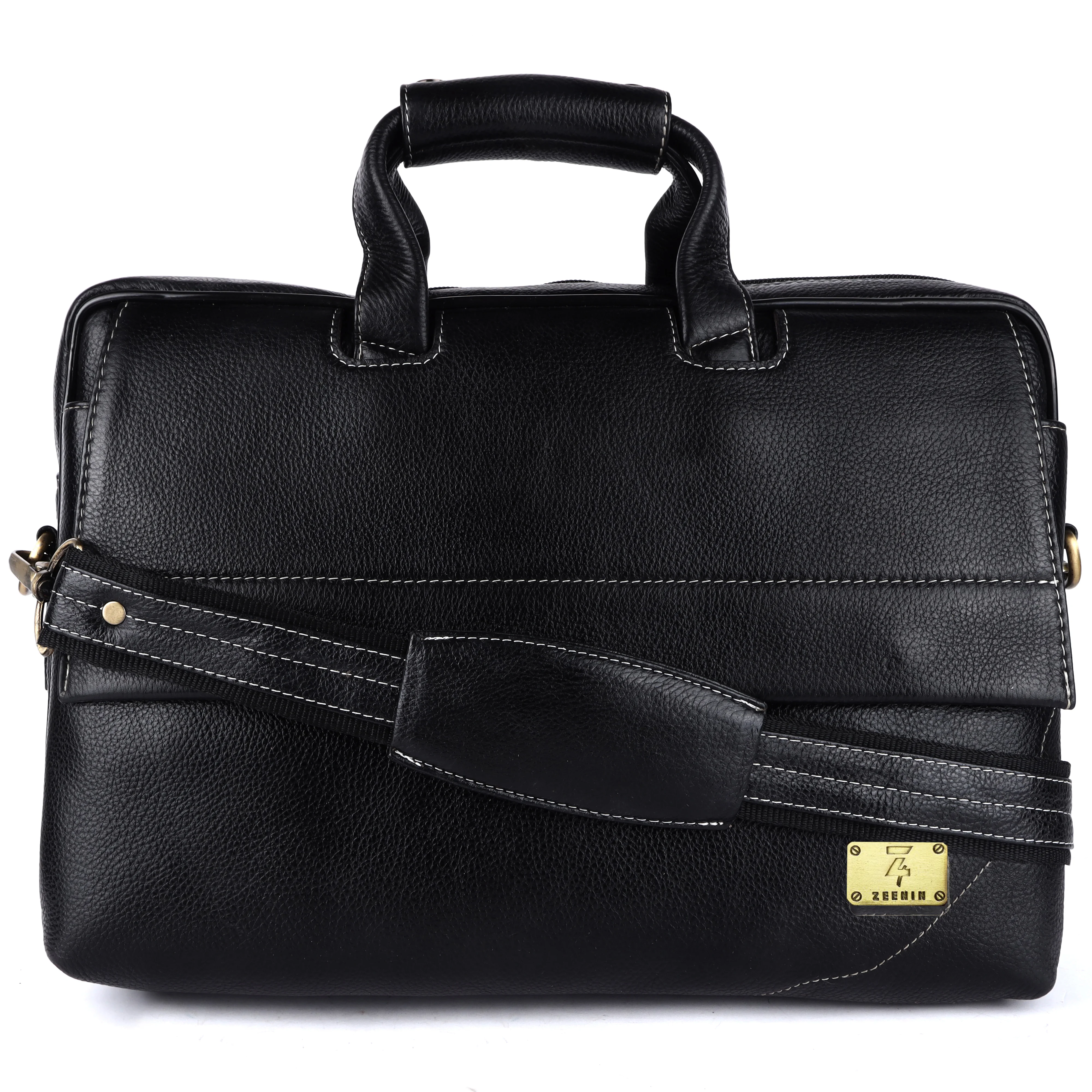 Pure Genuine Leather Laptop Bag